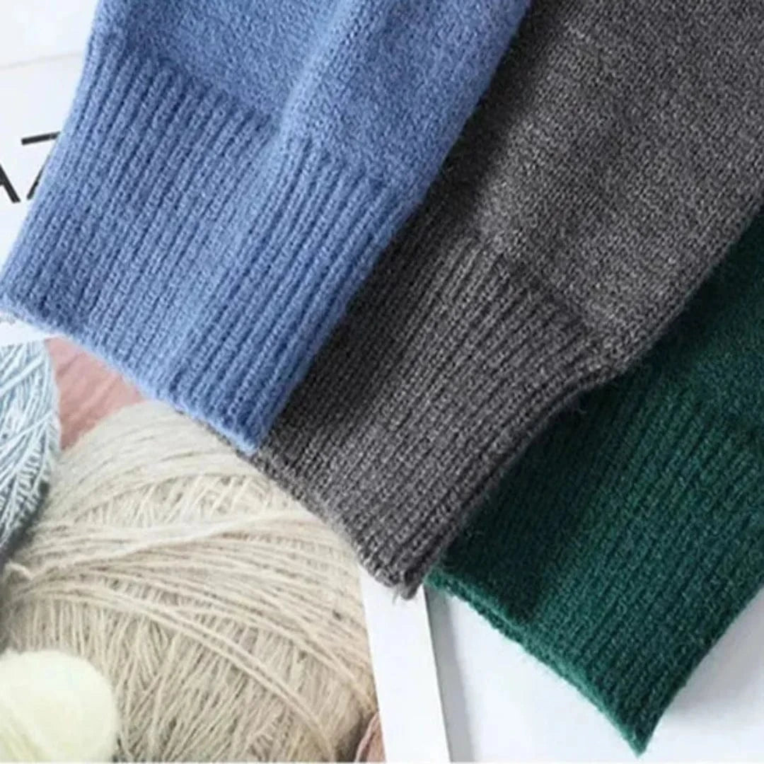 Kelvin Patchwork O-Neck Sweater