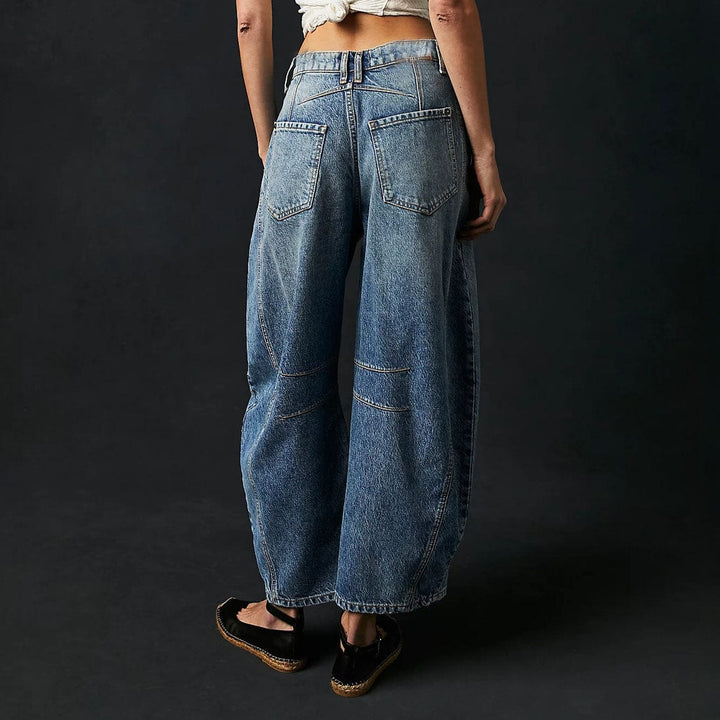 Marta Wide-Leg Panel Jeans