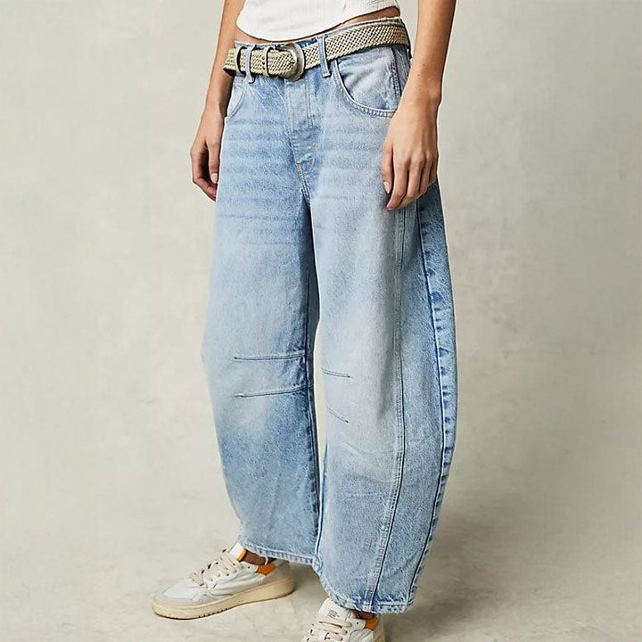 Marta Wide-Leg Panel Jeans