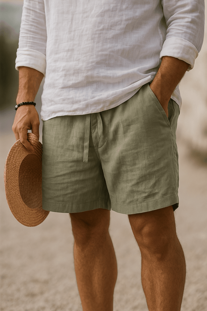 Lorenzo™ | Pantalone in Cotone-Lino