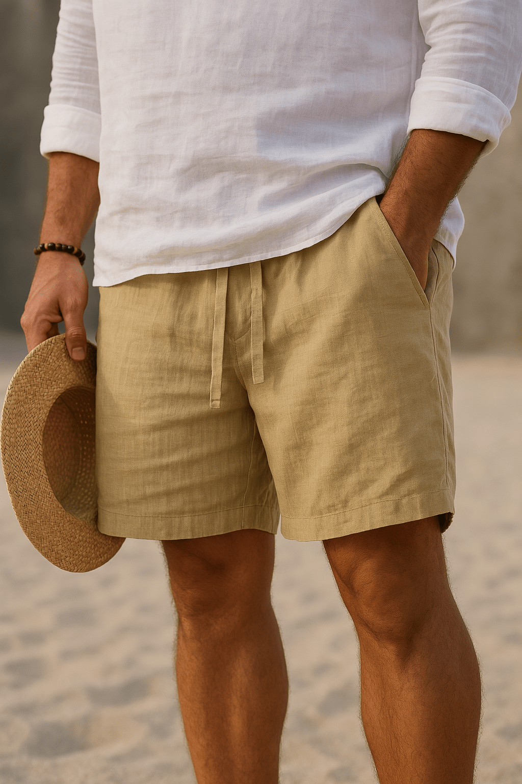 Lorenzo™ | Pantalone in Cotone-Lino