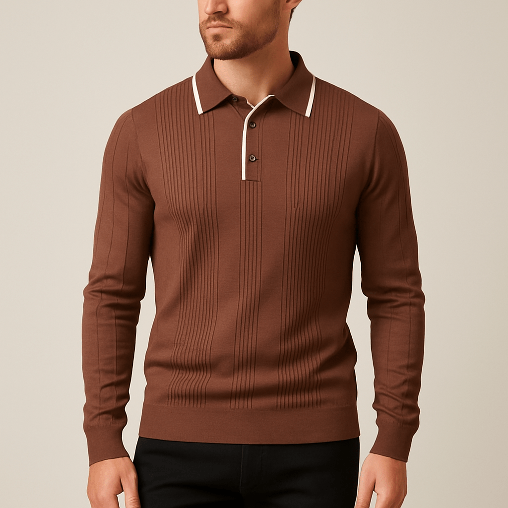 Riverton Contrast Cotton Polo