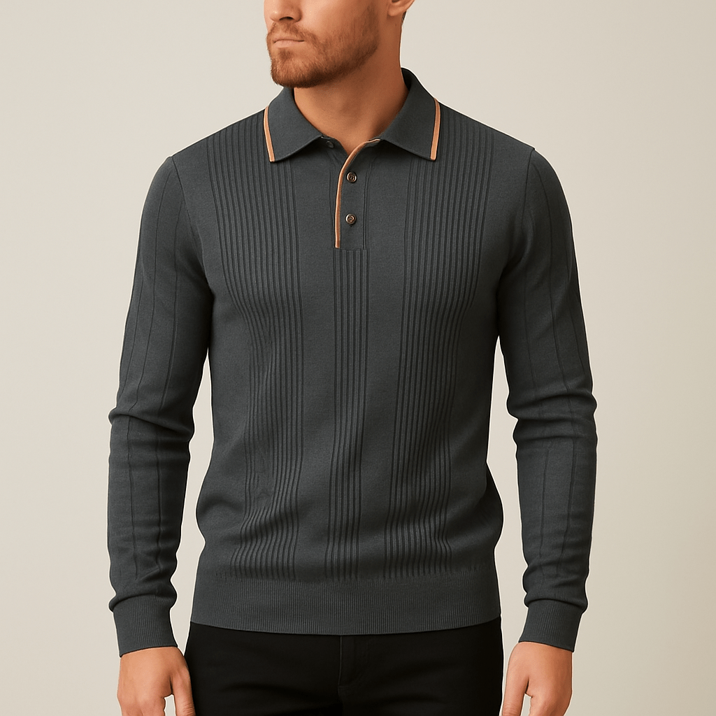 Riverton Contrast Cotton Polo