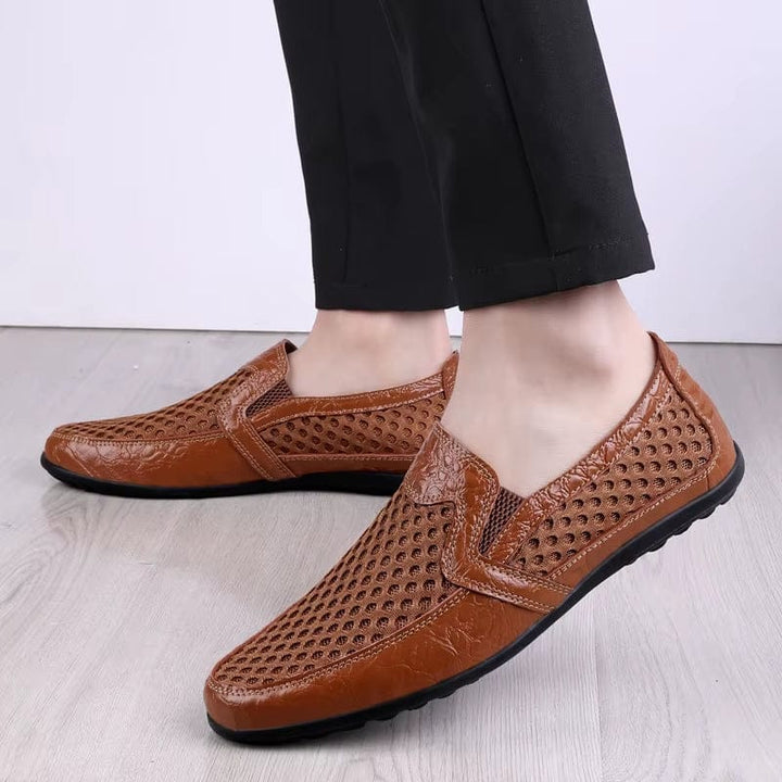 Marco Modern Mesh Loafers with Comfort Insole
