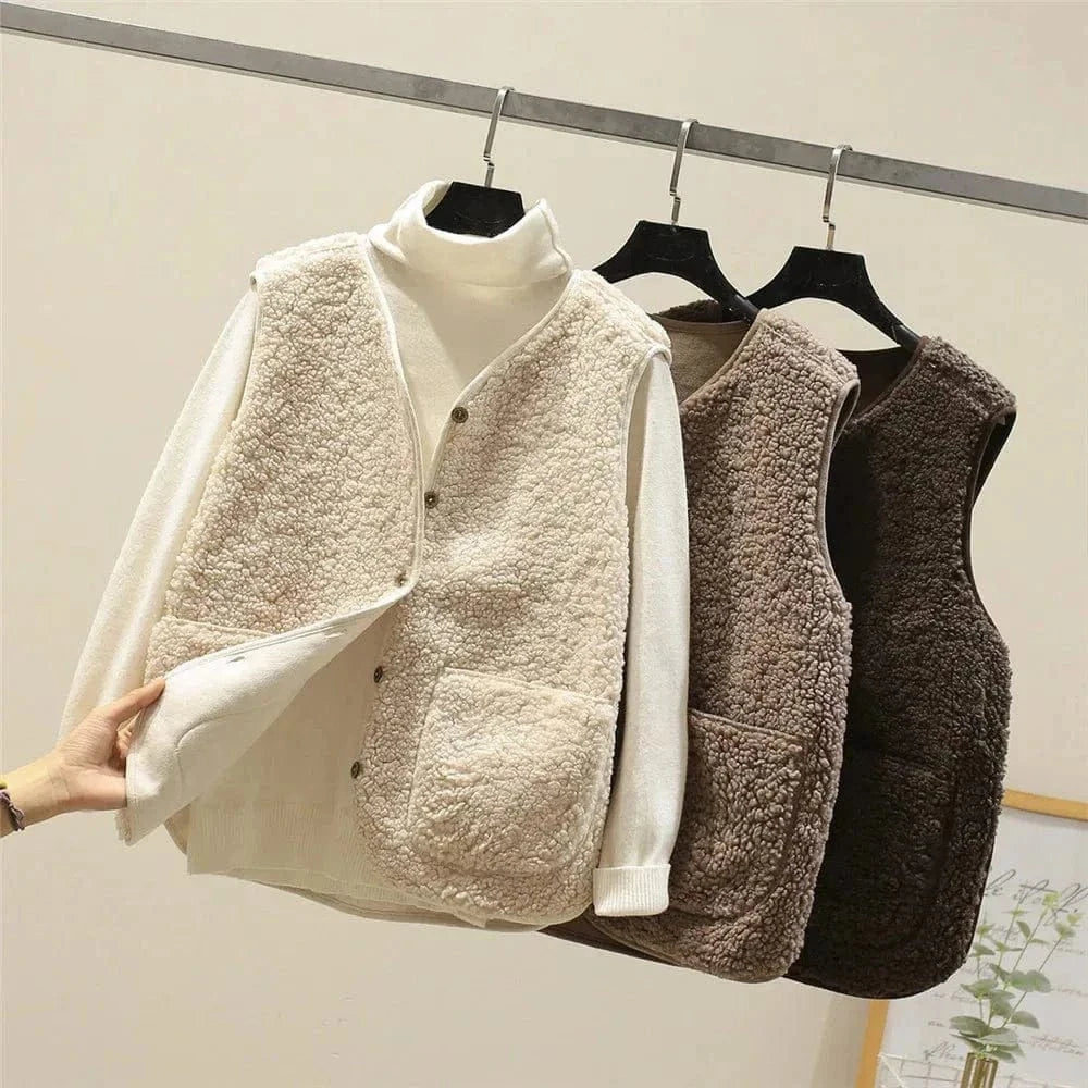 LaLuna Teddy Fleece Vest