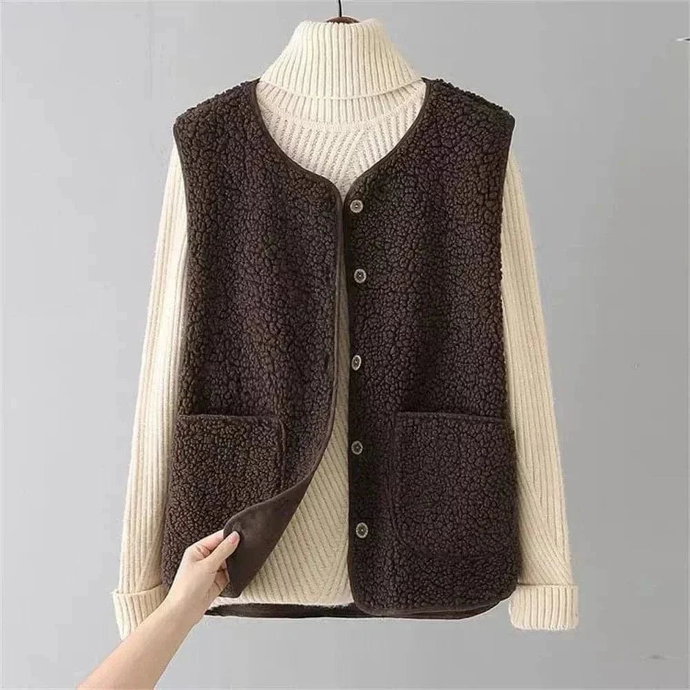 LaLuna Teddy Fleece Vest