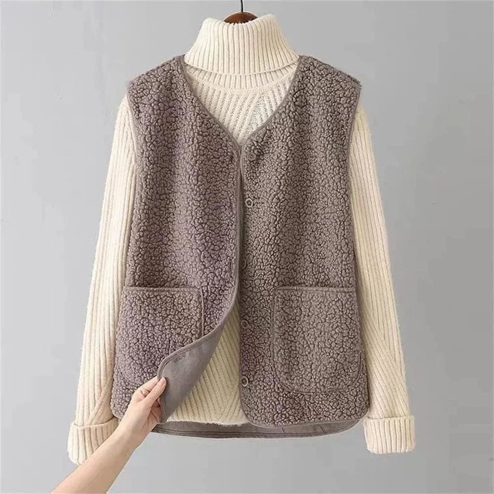 LaLuna Teddy Fleece Vest