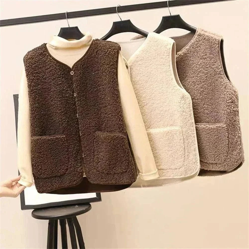 LaLuna Teddy Fleece Vest