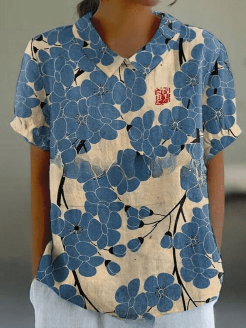 Ragnhild™ | Blomstret Skjorte