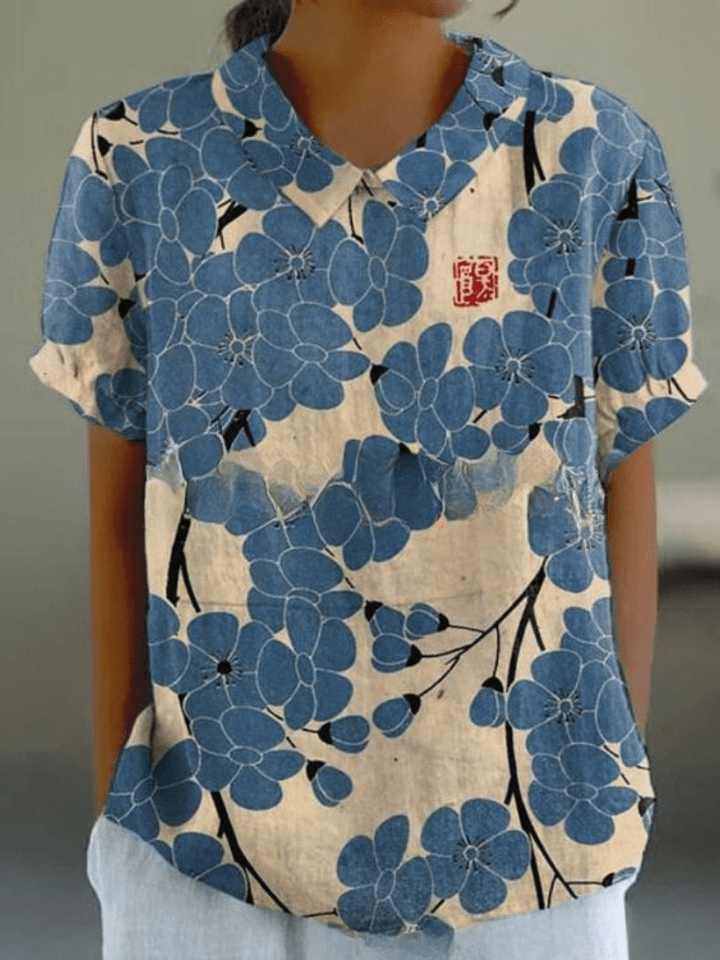 Ragnhild™ | Blomstret Skjorte