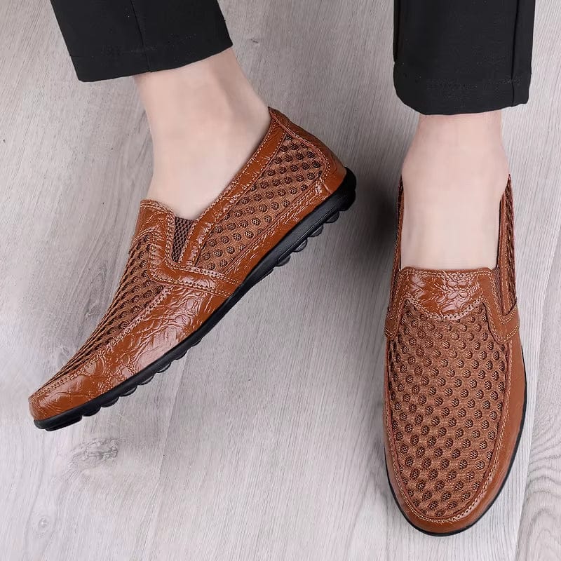Marco Modern Mesh Loafers with Comfort Insole