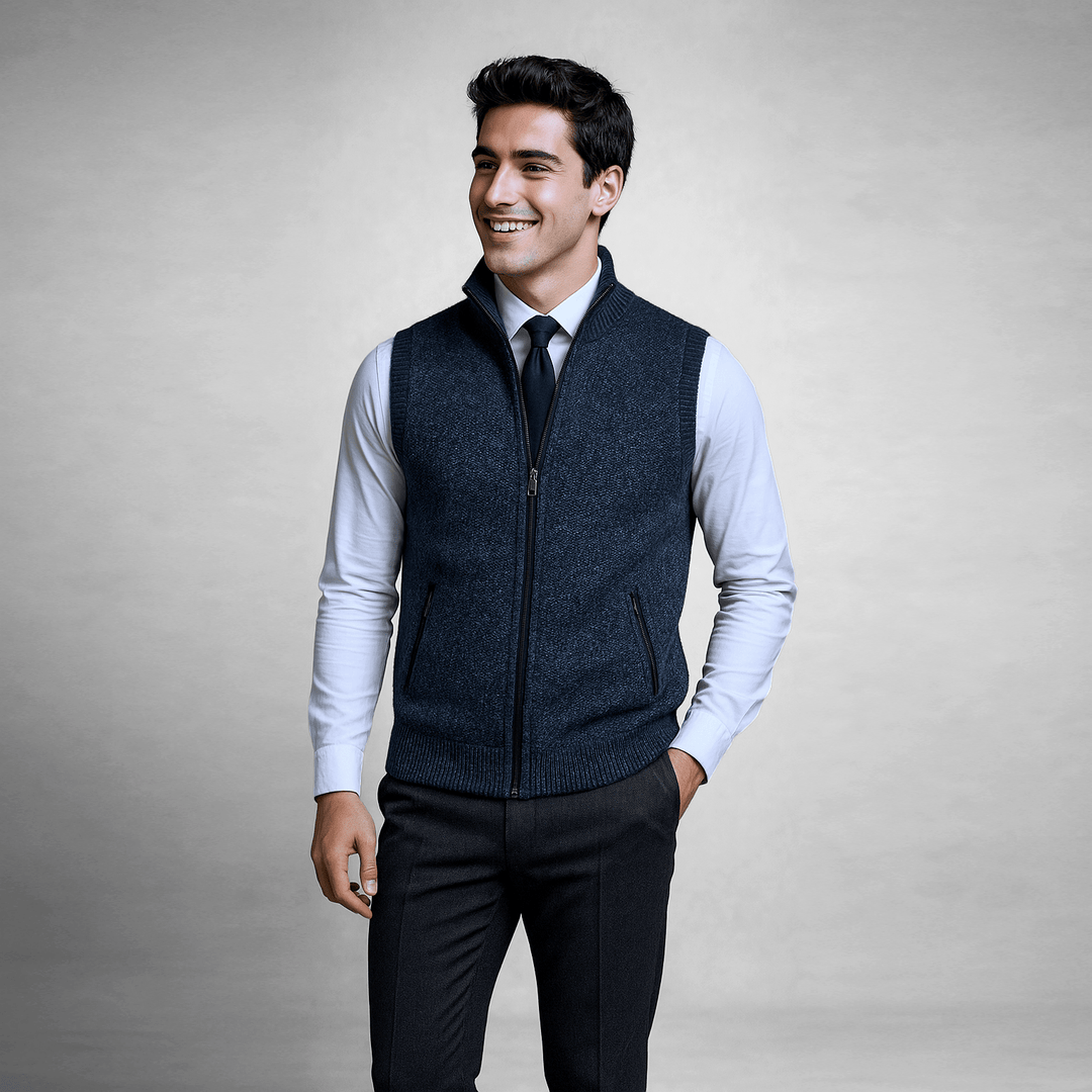 Lansbury Full-Zip Sweater Vest