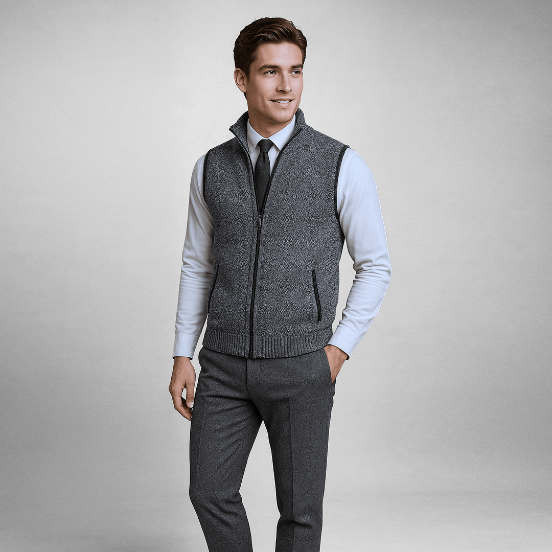 Lansbury Full-Zip Sweater Vest