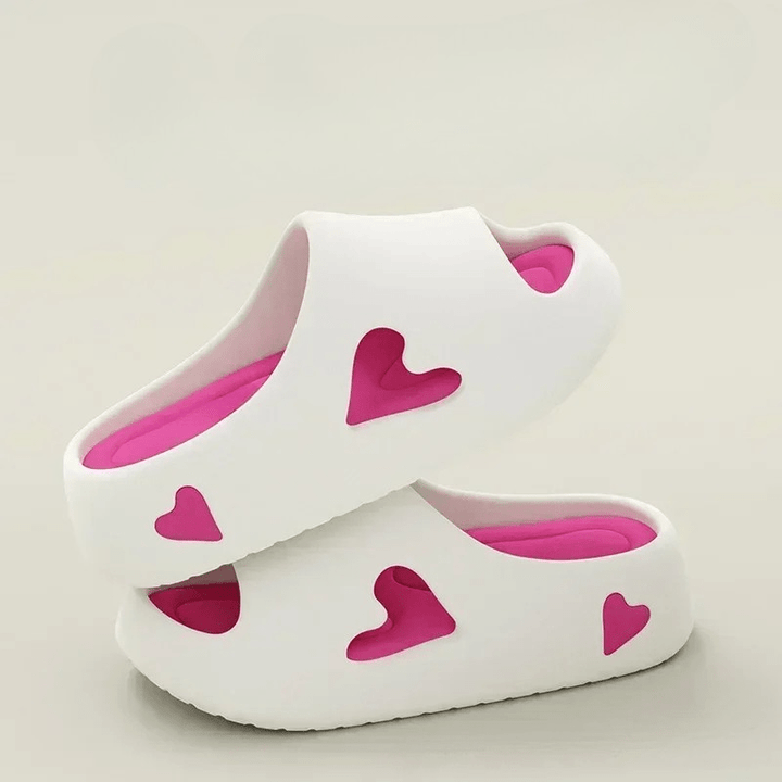 Hjerte Mig™ | Skybløde Flip Flops med Legende Hjerteform