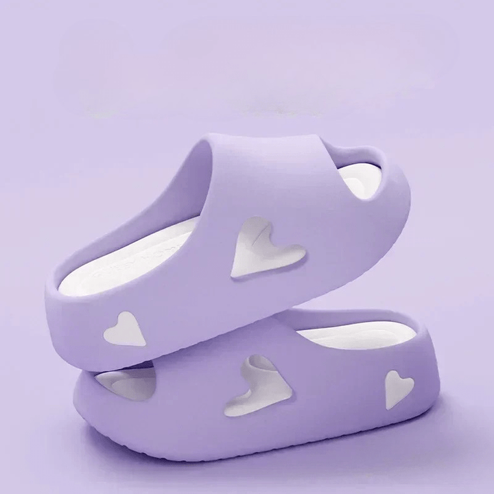 Hjerte Mig™ | Skybløde Flip Flops med Legende Hjerteform