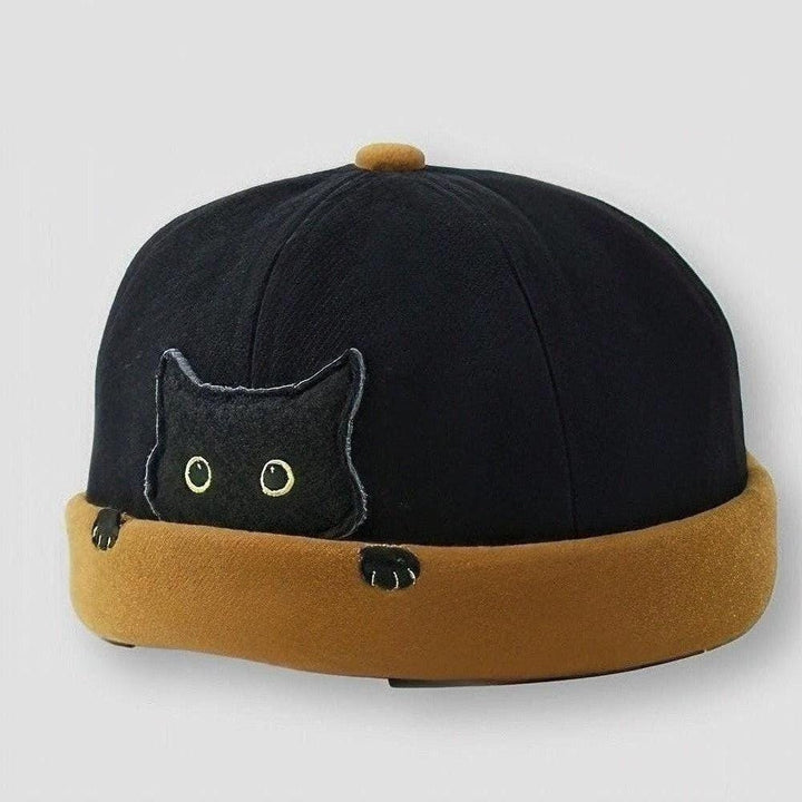 North Royal Knitted Melon Cat Hat