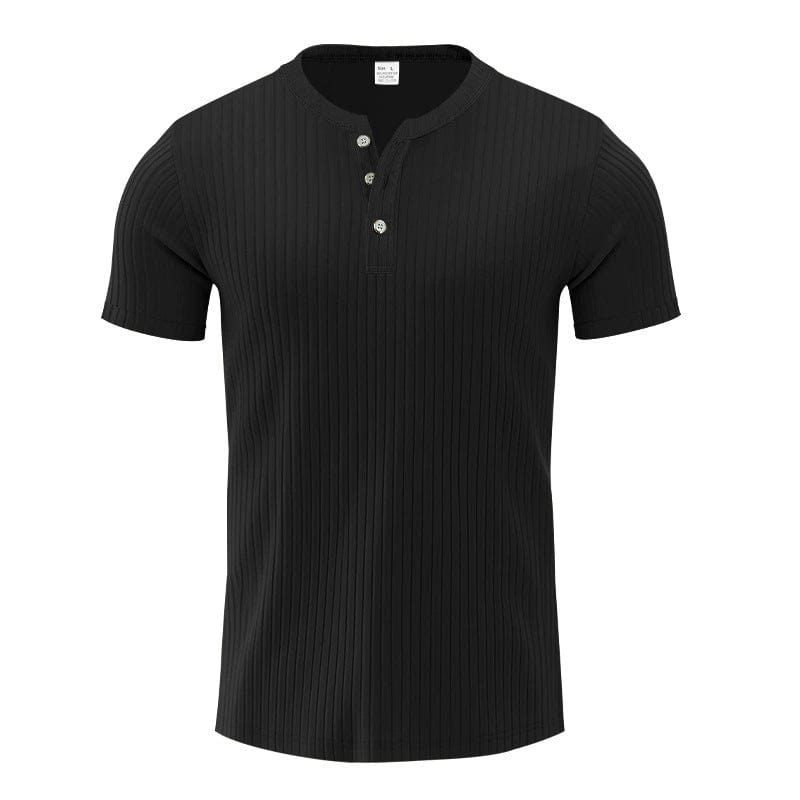 Maverik Button-Neck Tee