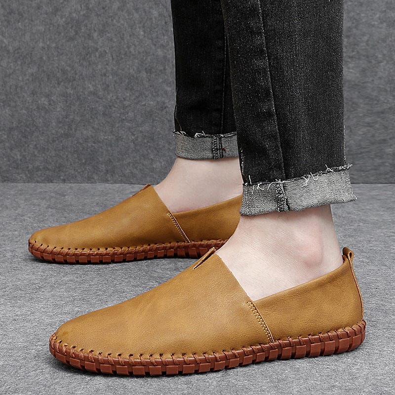 Enzo Round Toe Vegan Leather Loafer