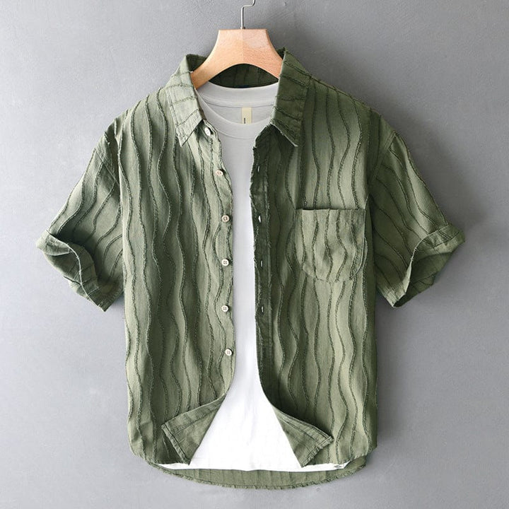 Ashton Striped Cotton Shirt