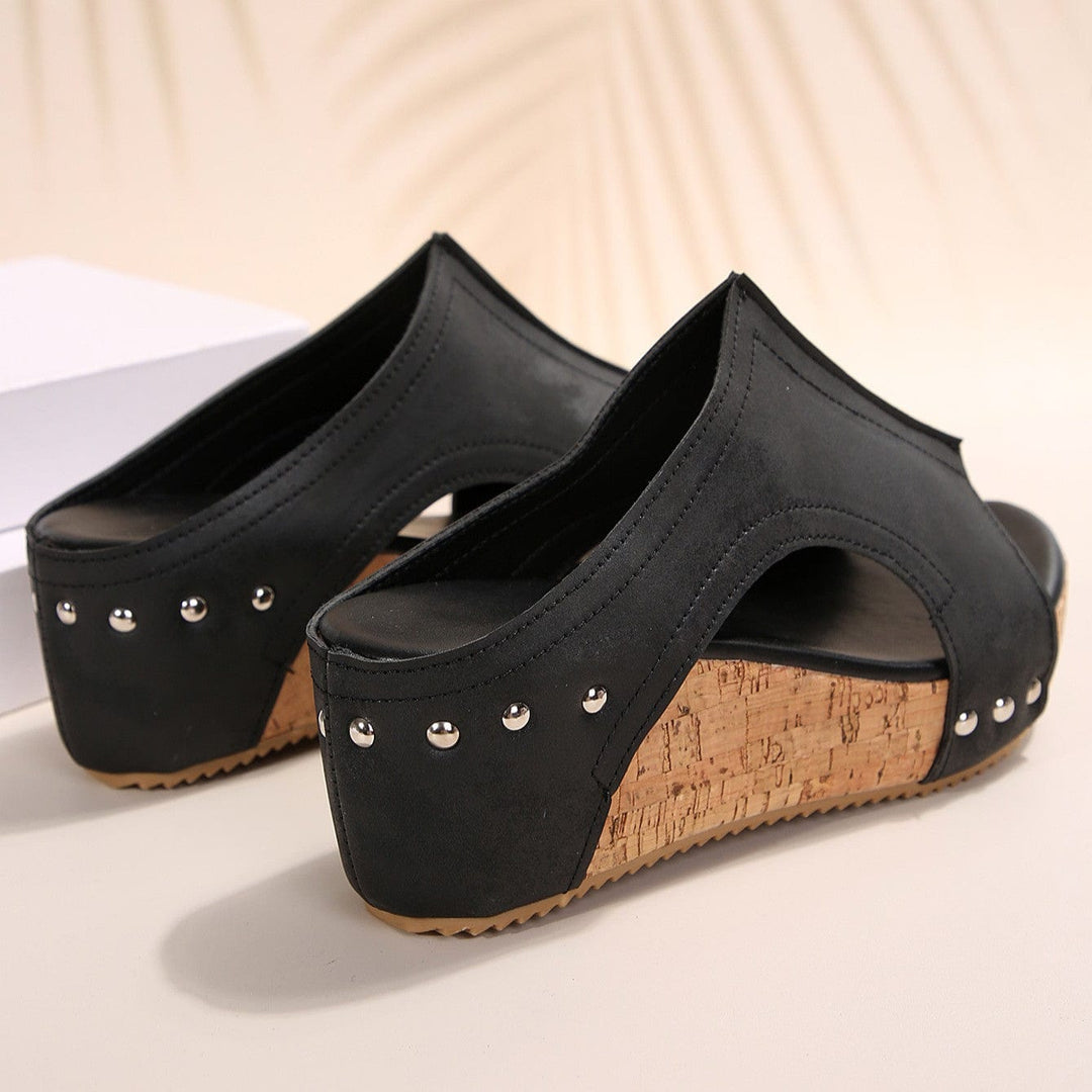 Fiora Cork Wedges