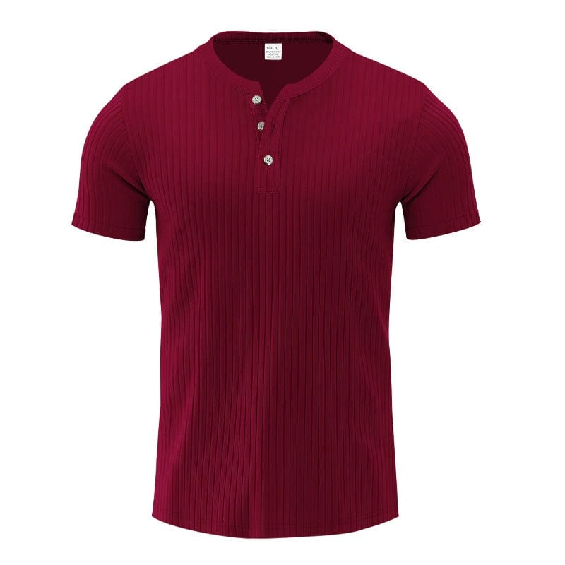 Maverik Button-Neck Tee