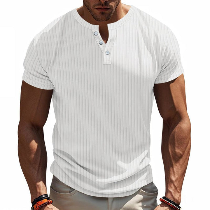 Maverik Button-Neck Tee