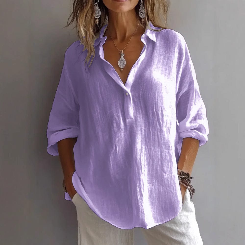 Givette™ | The Isalina Relaxed Elegance Blouse