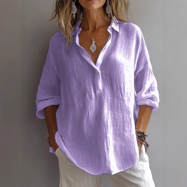 Givette™ | The Isalina Relaxed Elegance Blouse