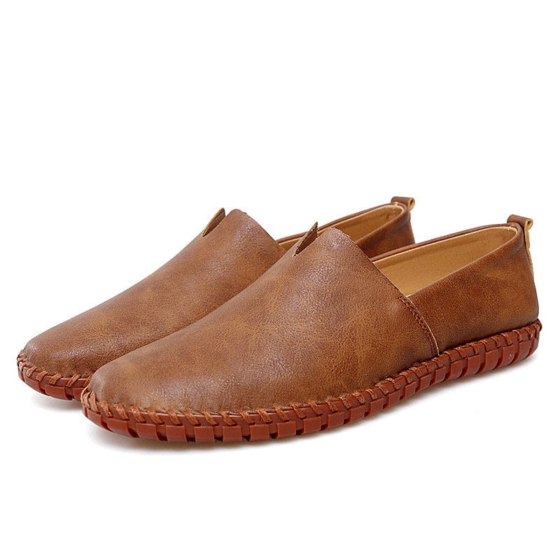 Enzo Round Toe Vegan Leather Loafer
