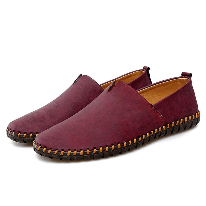 Enzo Round Toe Vegan Leather Loafer