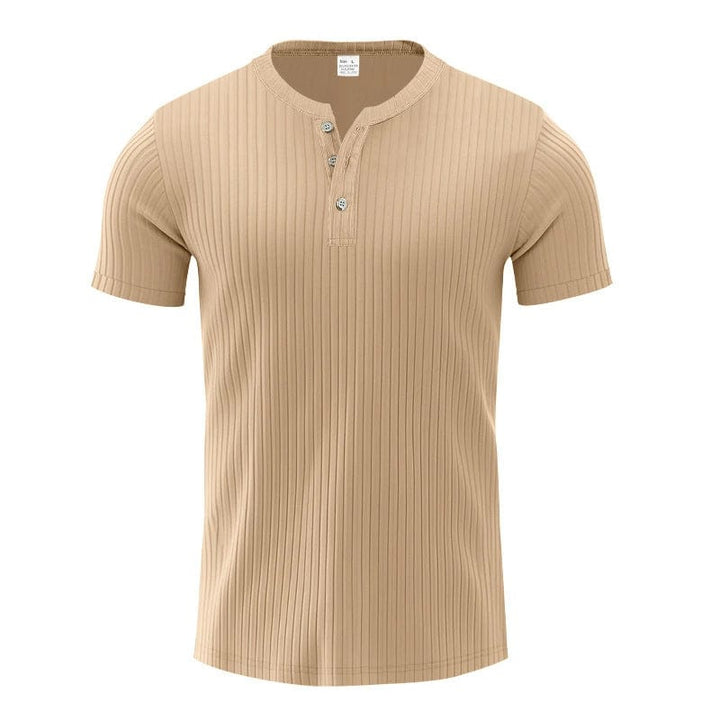 Maverik Button-Neck Tee