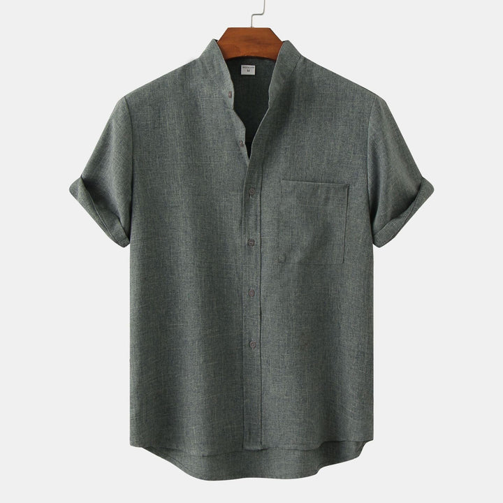 Milo Mandarin Collar Shirt