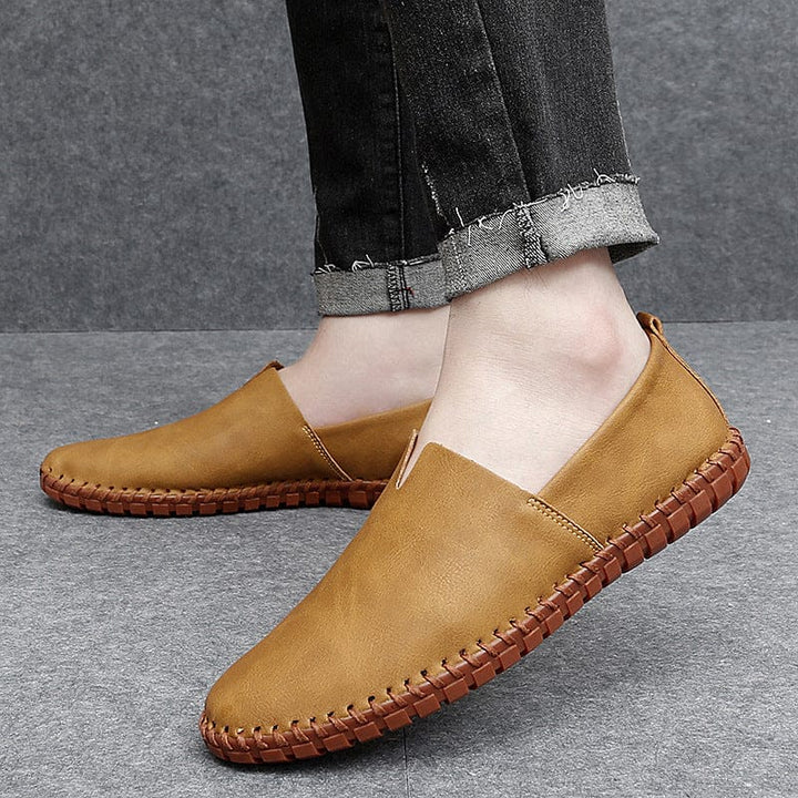 Enzo Round Toe Vegan Leather Loafer