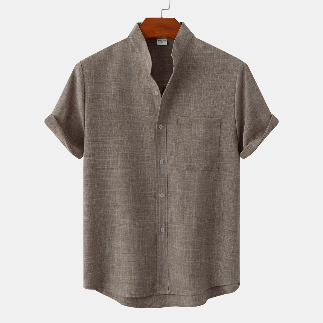 Milo Mandarin Collar Shirt