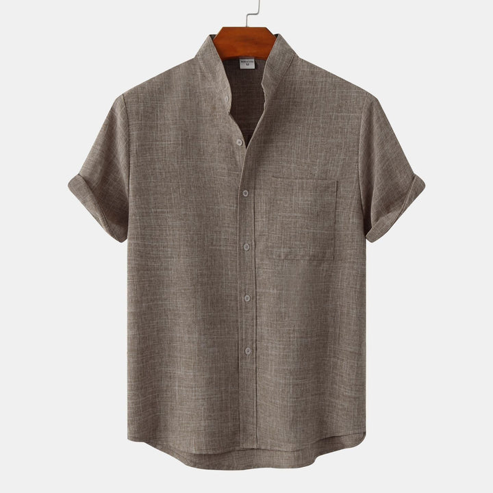 Milo Mandarin Collar Shirt