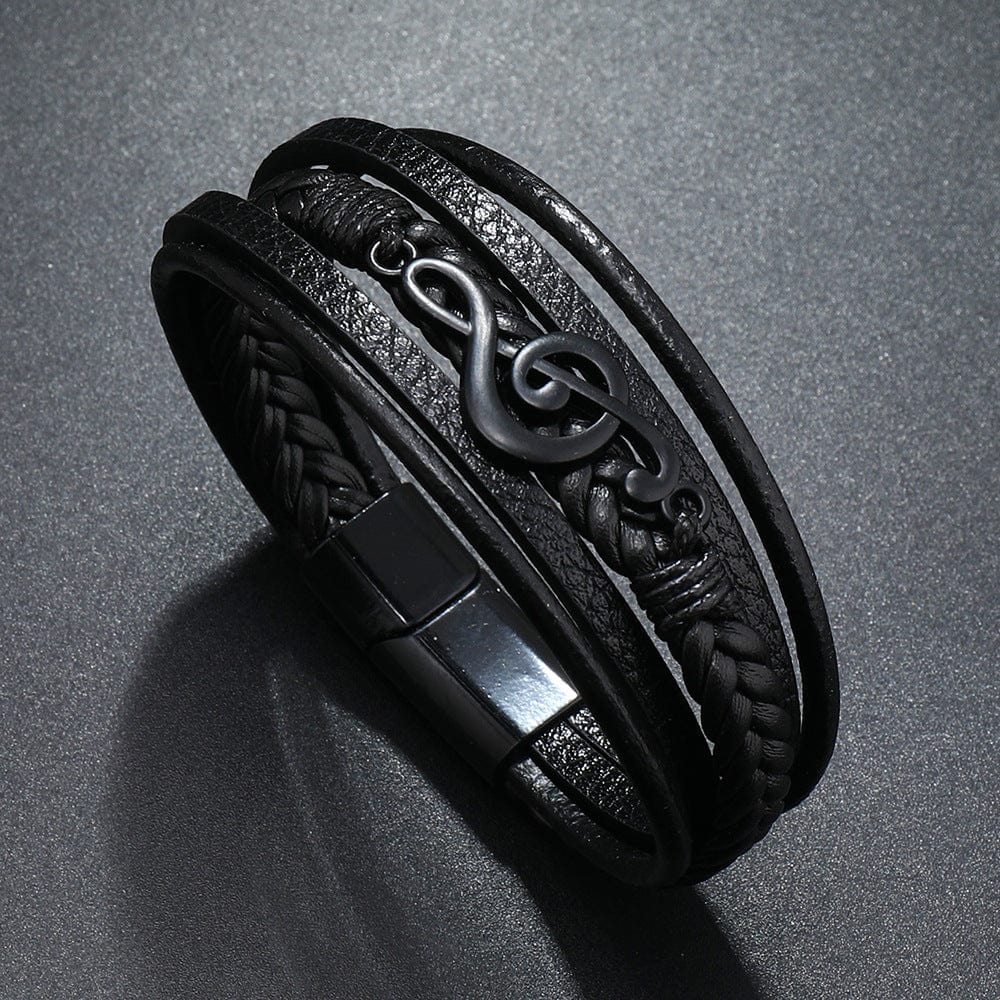 Rhythmo – Leren Armband voor Muziekliefhebbers