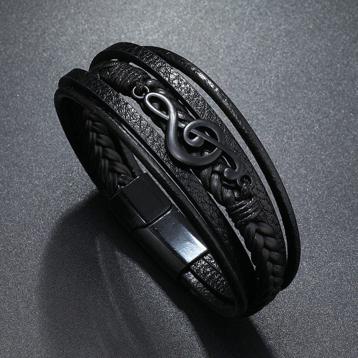 Rhythmo – Leren Armband voor Muziekliefhebbers