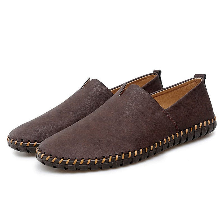 Enzo Round Toe Vegan Leather Loafer