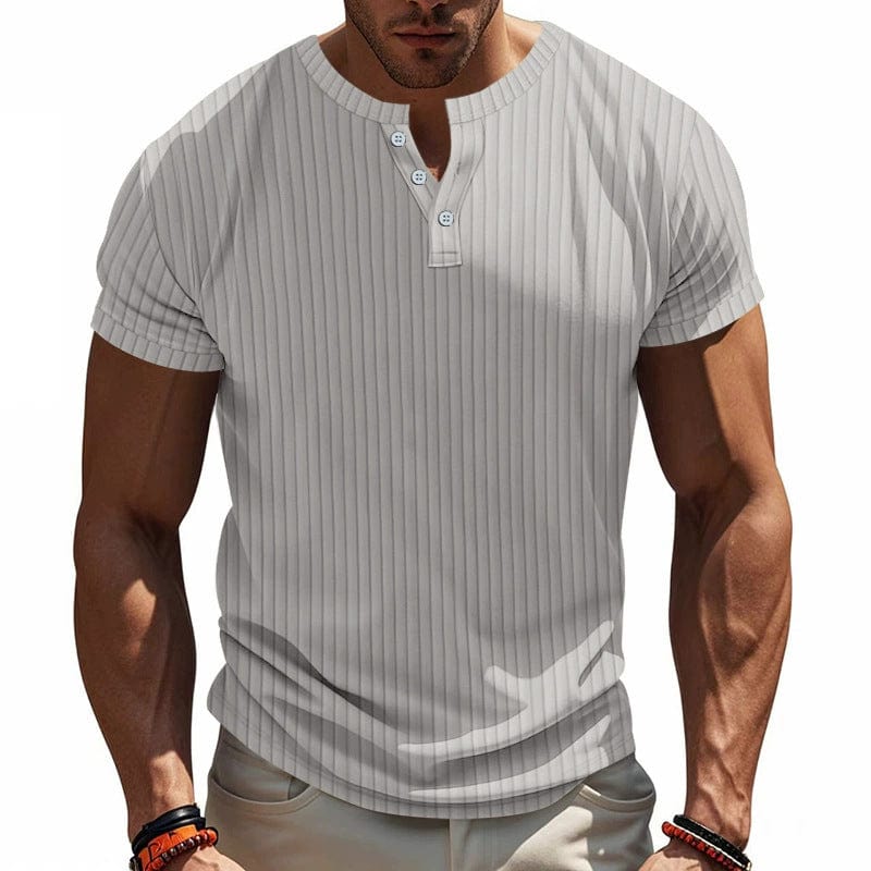 Maverik Button-Neck Tee