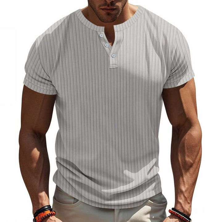 Maverik Button-Neck Tee