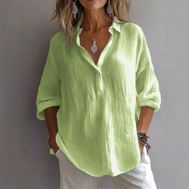 Givette™ | The Isalina Relaxed Elegance Blouse
