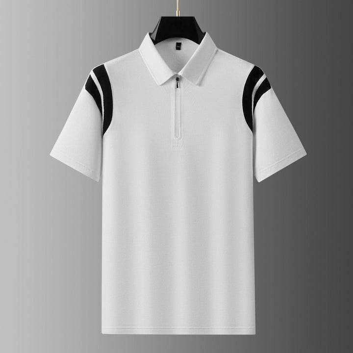 Zephyr Zip-Front Polo Shirt