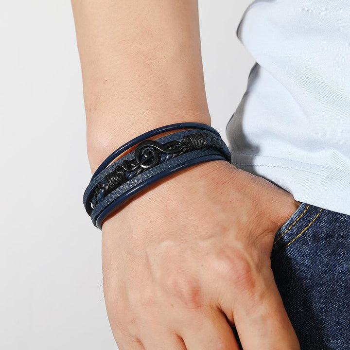 Rhythmo – Leren Armband voor Muziekliefhebbers