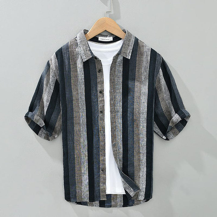 Navagio Striped Linen Shirt