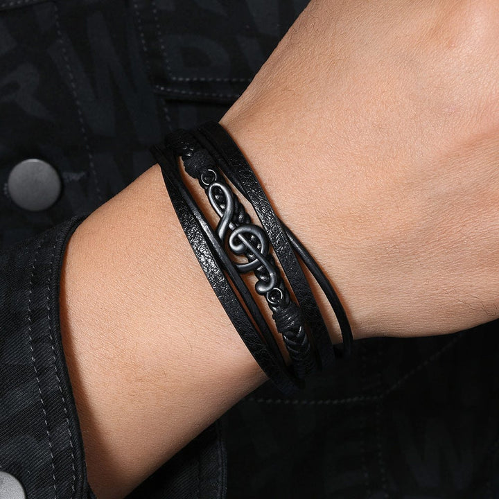 Rhythmo – Leren Armband voor Muziekliefhebbers