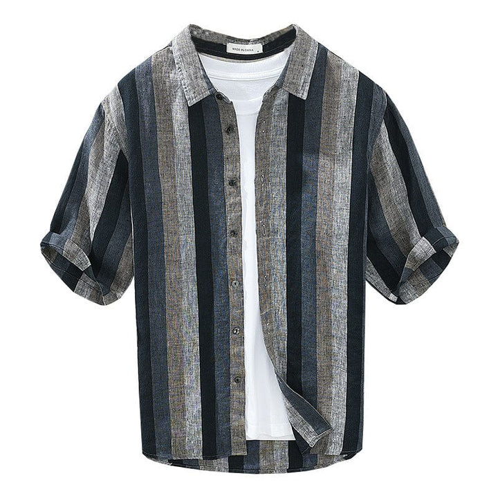 Navagio Striped Linen Shirt