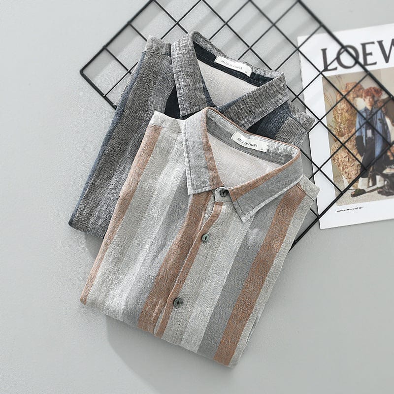 Navagio Striped Linen Shirt