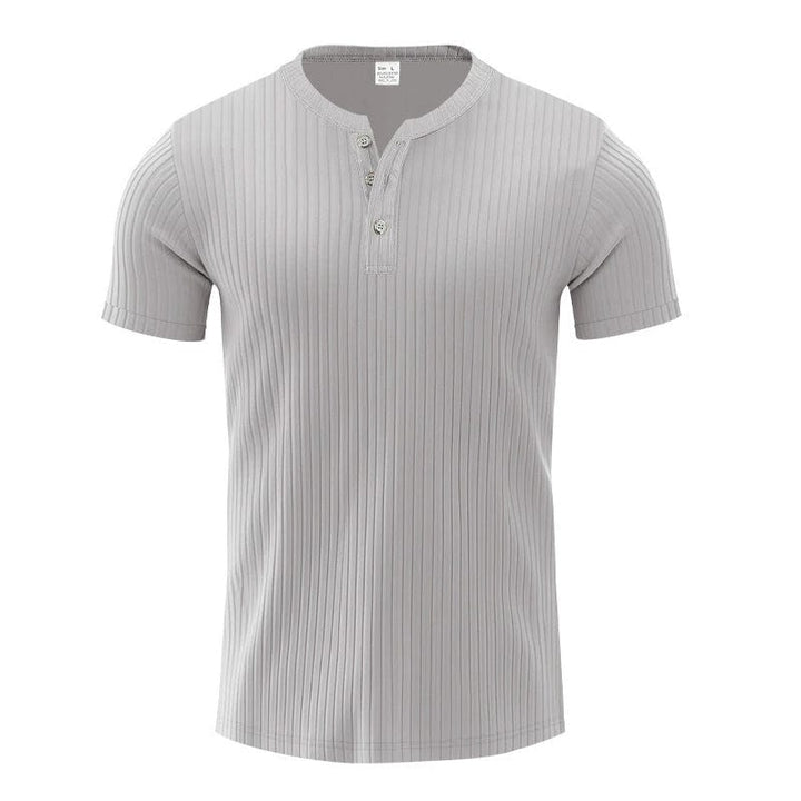 Maverik Button-Neck Tee