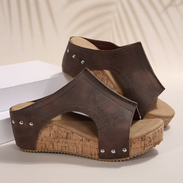 Fiora Cork Wedges