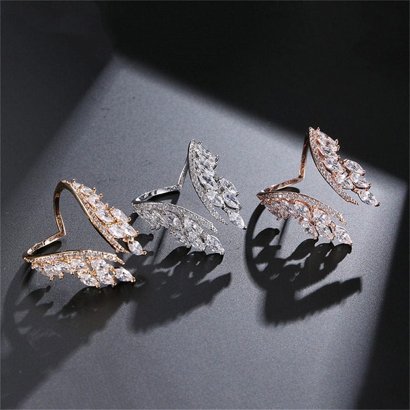 Celeste Angel Wings Bracelet / Ring Set